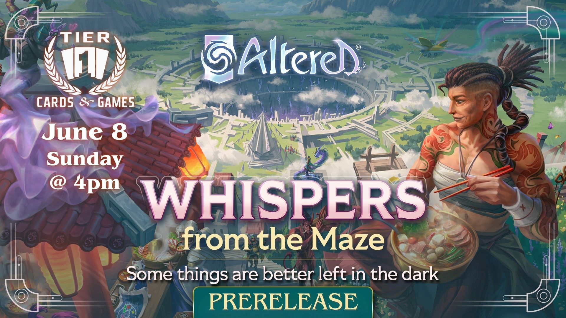 Altered TCG: Whispers from the Maze Prerelease SEALED - 6/8/25